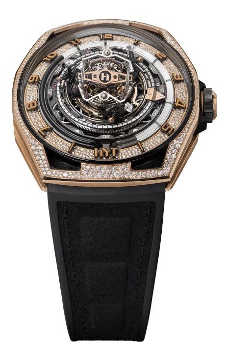 HYT Conical Tourbillon Infinity Diamonds replica watch H03242-A